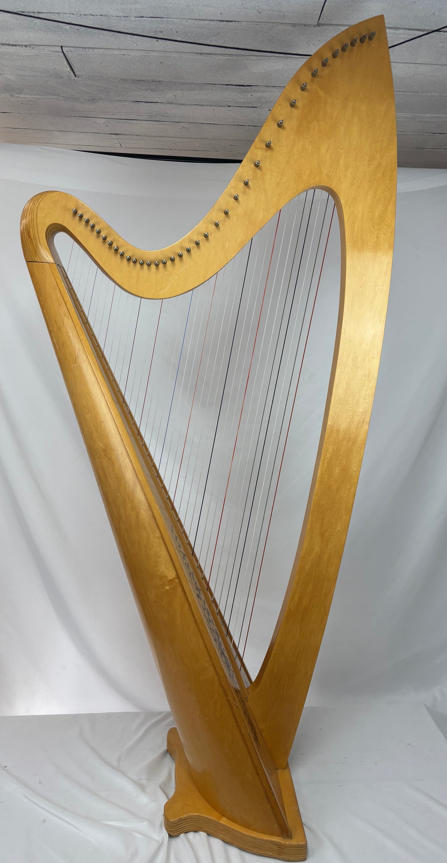 Lyon & Healy Troubadour IV Harp,  Pre-owned