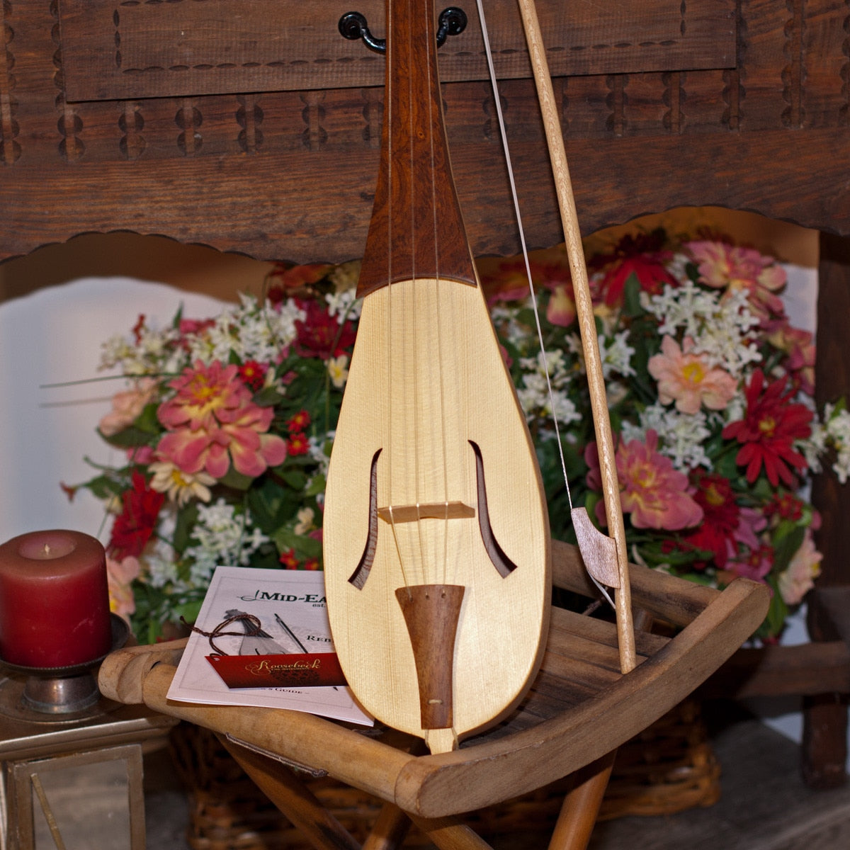 Roosebeck Rebec w/Padded Gig Bag