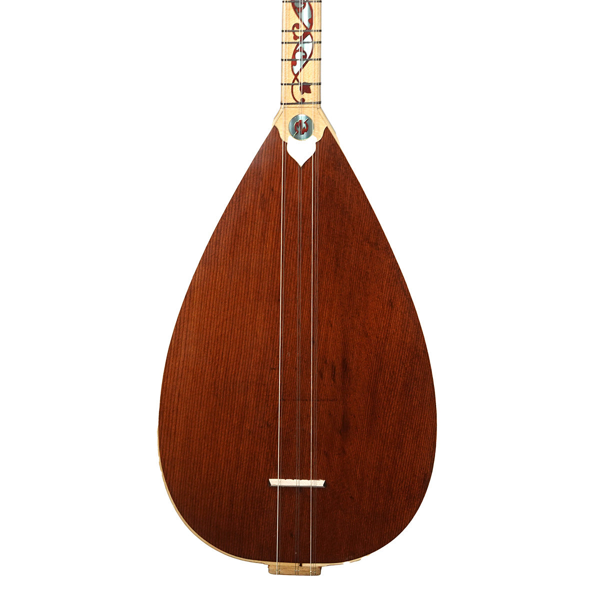 Turkish Baglama Saz, Short-Neck, Professional Model, Decorated Saz Masterwork   