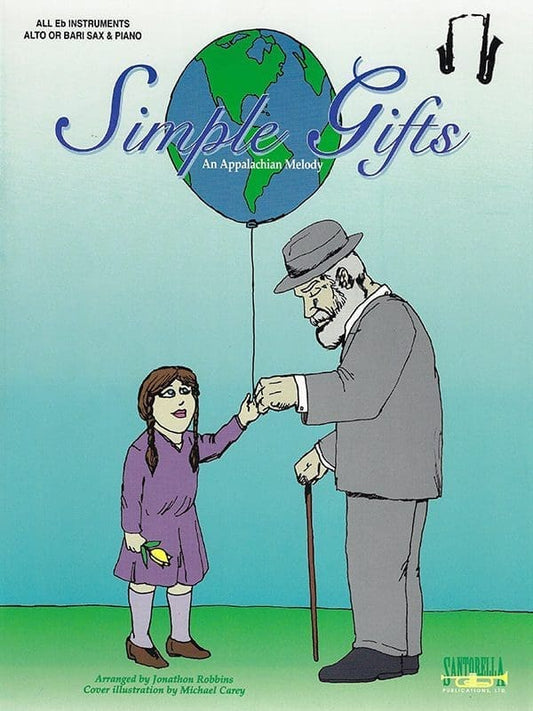 Simple Gifts for Alto or Baritone Sax and Piano 