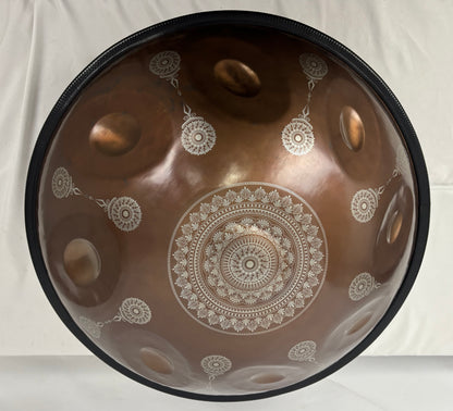 Chirp Handpan in "D Kurd" tuning, 9 notes, *Blemished*