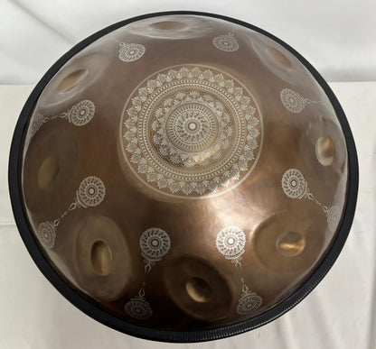 Handpan in "D Celtic Minor" tuning, 9 notes, *Blemished*