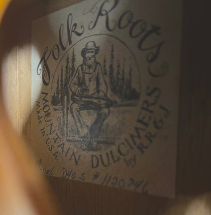 RR&J FolkRoots D40-S Dulcimer c. 1970s, *Pre-owned*