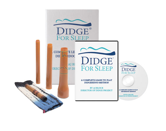 Pre-owned: Travel Didgeridoo with Padded Carrying Bag – Lightweight and Versatile / Didge for Sleep Intro. Package