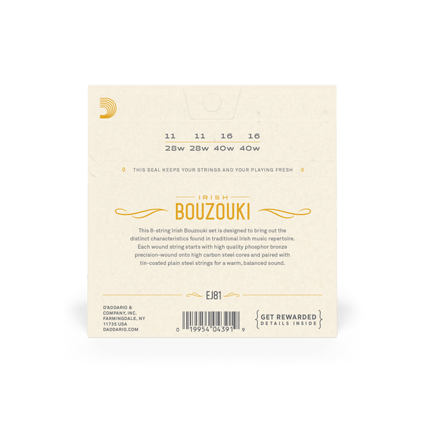 D'Addario Irish Bouzouki Strings EJ81 