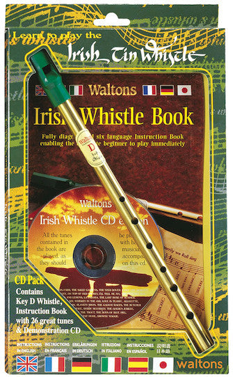 Learn to Play the Irish Tin Whistle CD Pack Pennywhistles Hal Leonard   