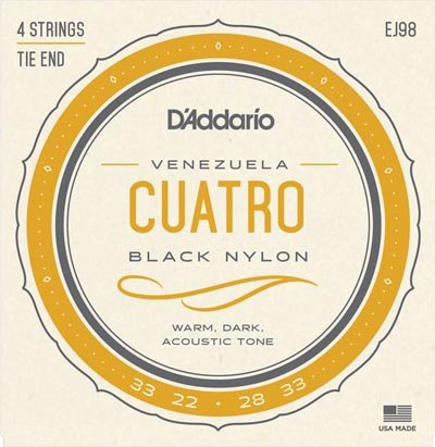 D'Addario Venezuela Cuatro Strings Accessories_Strings D'Addario   