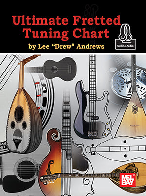 Ultimate Fretted Tuning Chart (Chart+Online Audio) Media Mel Bay   