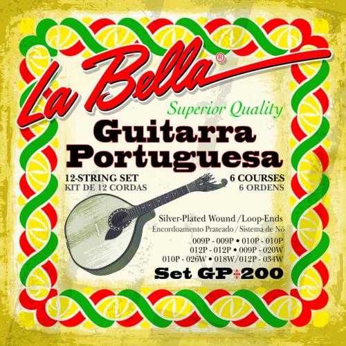 La Bella Guitarra Portuguesa Strings Set Accessories_Strings La Bella   