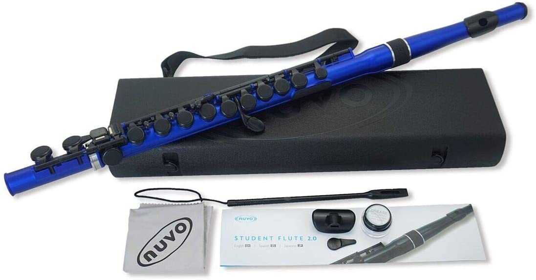 NUVO Student Flute 2.0 Flutes NUVO Blue/Black  