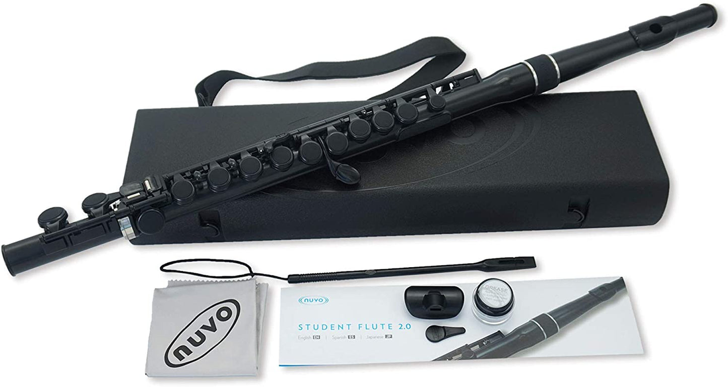 NUVO Student Flute 2.0 Flutes NUVO Black  