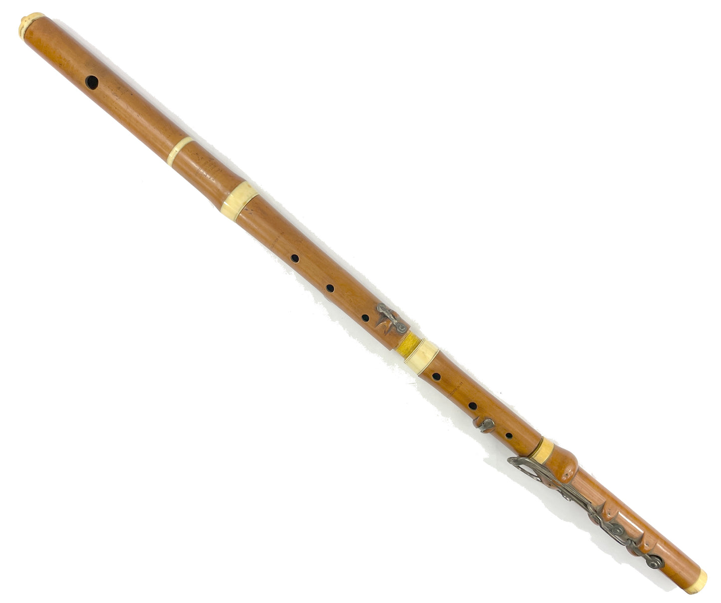 Early Classical Flute, Goulding & Co., London, boxwood and ivory Flutes Lark in the Morning   