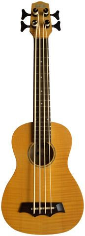 Makai BSK-80 Mahogany Series With Pickup Bass Ukulele With Aquila Strings Ukuleles Makai   