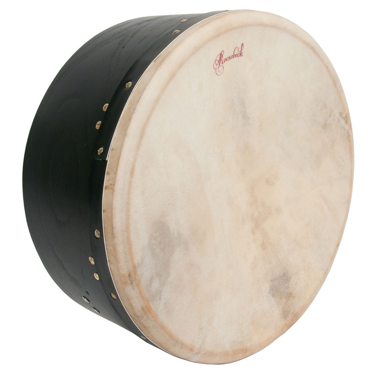 Roosebeck Bodhran, 16"x7", Tunable, Black, Single Bodhrans Roosebeck   