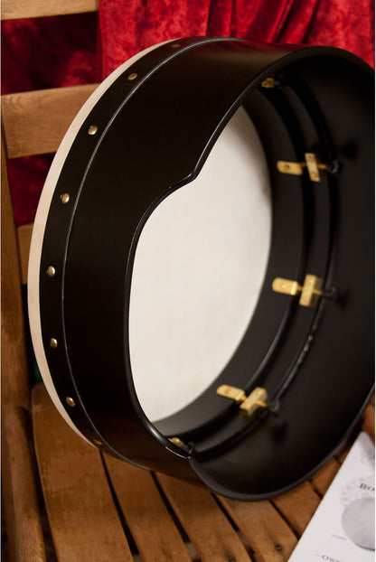 Roosebeck Tunable Ply Bodhran 15-by-5-Inch - Black Bodhrans Roosebeck   