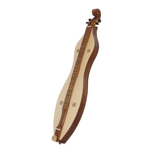 Roosebeck Emma Mountain Dulcimer, 4-String, Vaulted Fretboard, Spruce Soundboard with Knotwork Dulcimers Roosebeck
