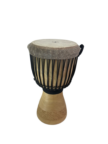 Djembe Drum, Professional, 12.25 inch head x 25.5 inches tall Djembes & Ashikos Lark in the Morning   