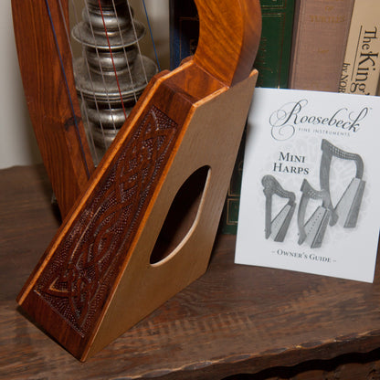 Roosebeck Lily Harp TM, 8 Strings, Knotwork Harps Roosebeck   