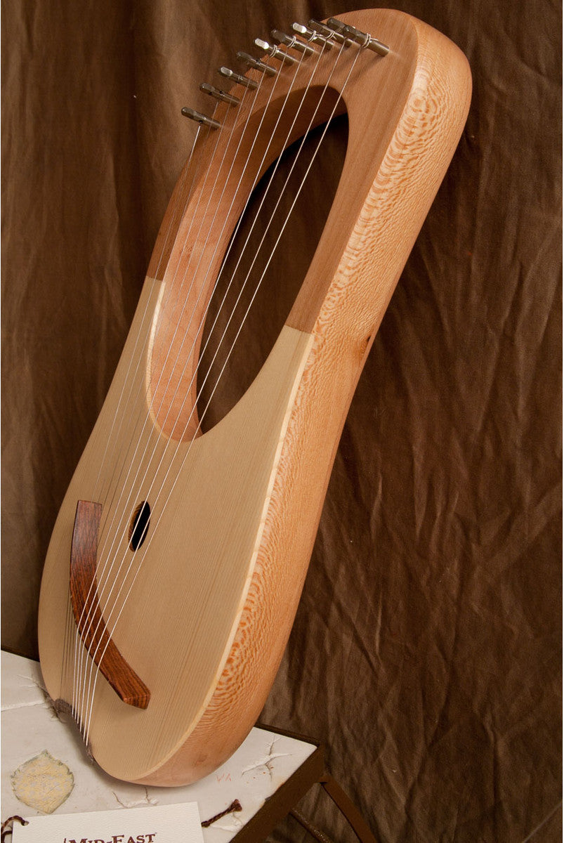 Lyre Harp, 10 String, Lacewood Lyres Mid-East   