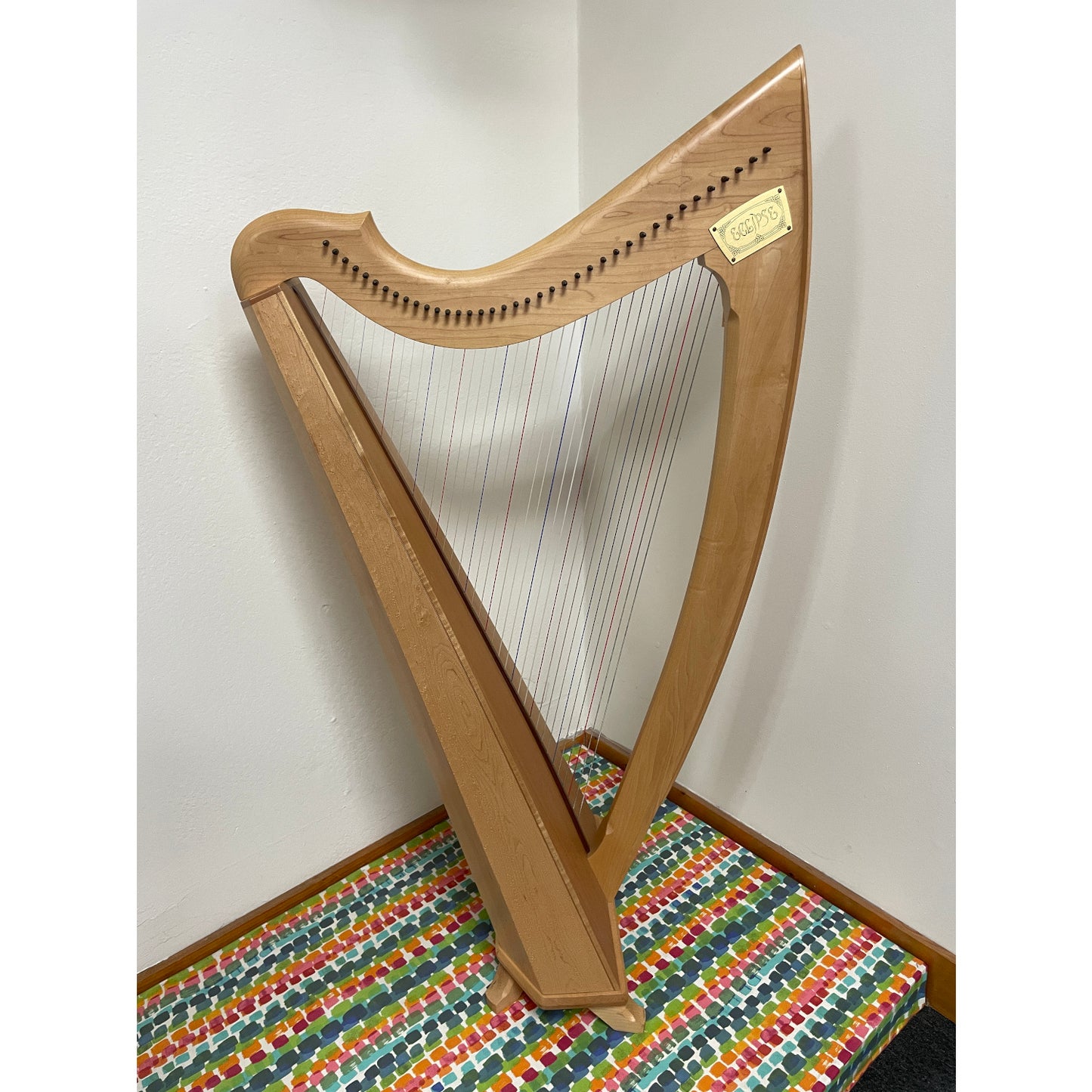 Triplett Eclipse Harp w/ levers and case, shopworn Harps Triplett   