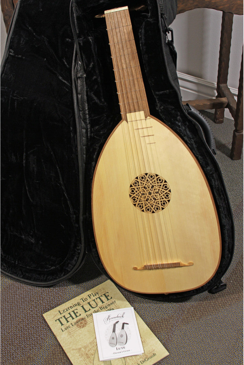 Roosebeck Deluxe 6-Course Lute Walnut Lutes Roosebeck   