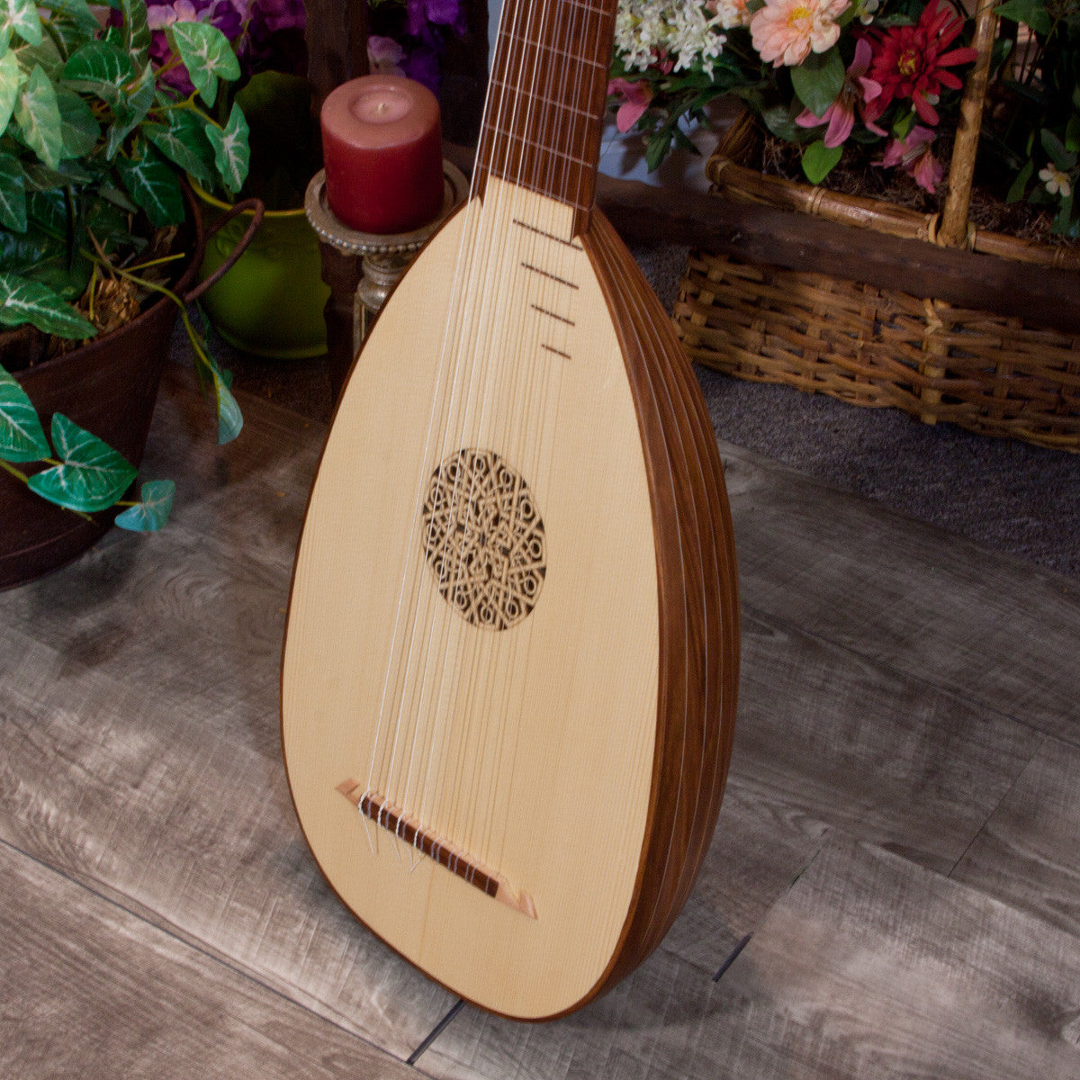 Roosebeck Deluxe 8-Course Lute Sheesham Lutes Roosebeck   