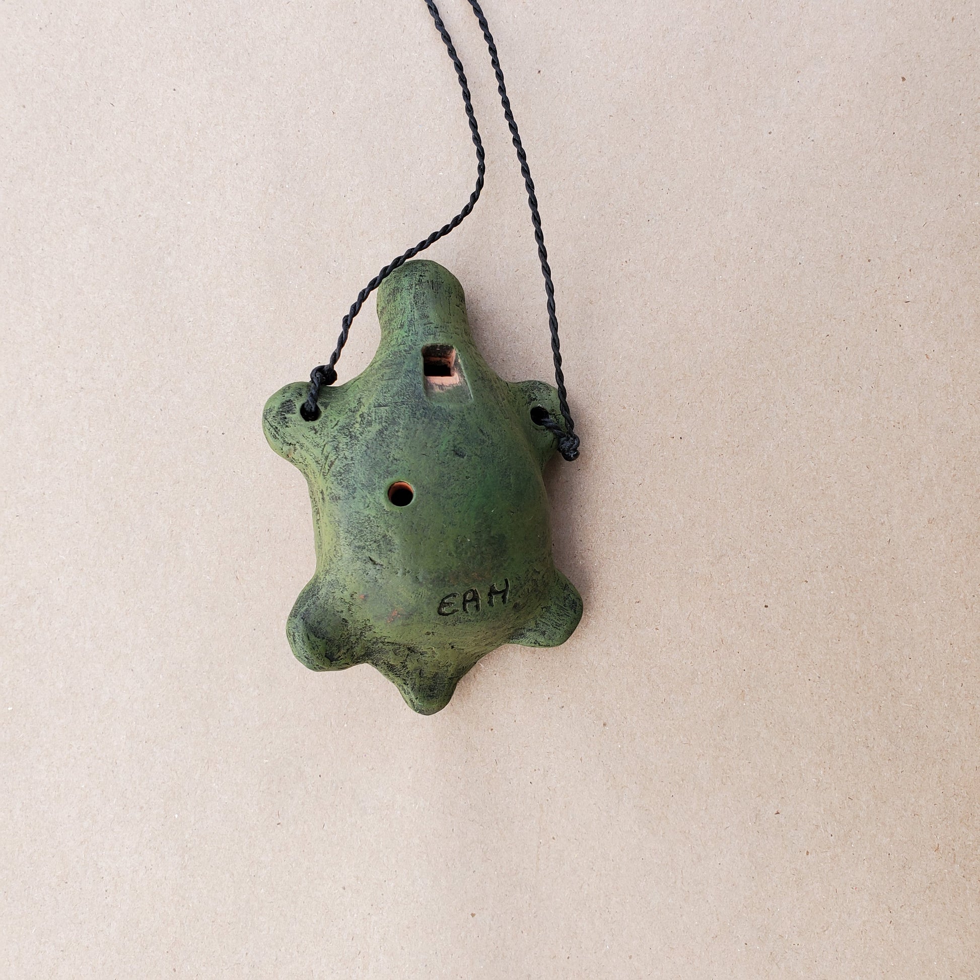 Turtle Necklace Ocarina by Nash Tavewa Ocarinas Nash Tavewa   
