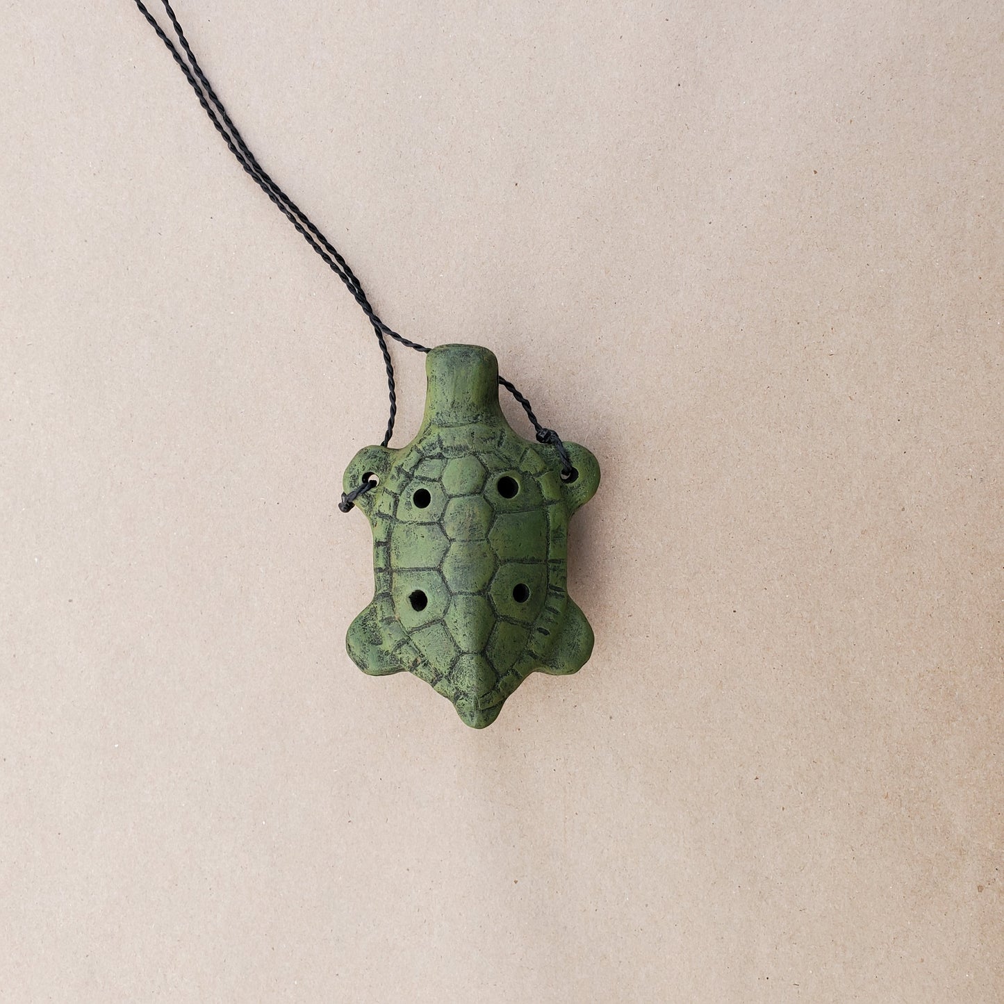 Turtle Necklace Ocarina by Nash Tavewa Ocarinas Nash Tavewa   