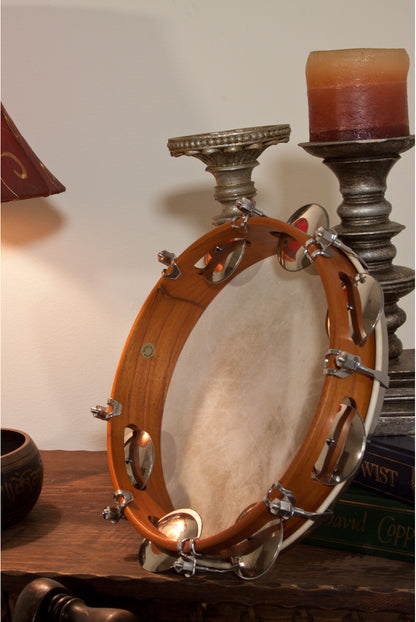 Mid-East Tunable Pandeiro 10-Inch - Red Cedar Tambourines Mid-East   