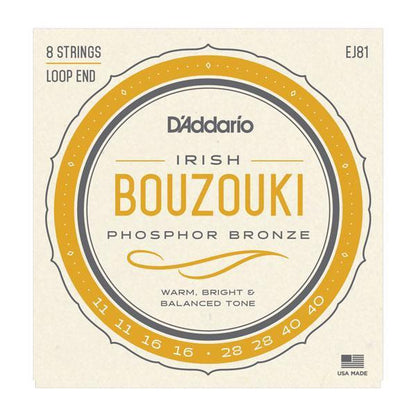 D'Addario Irish Bouzouki Strings EJ81 Accessories_Strings D'Addario   
