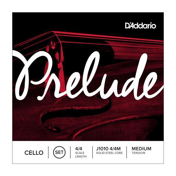 D’Addario J1010 Prelude Cello String Set, 4/4 Scale Medium Tension Accessories_Strings D'Addario   