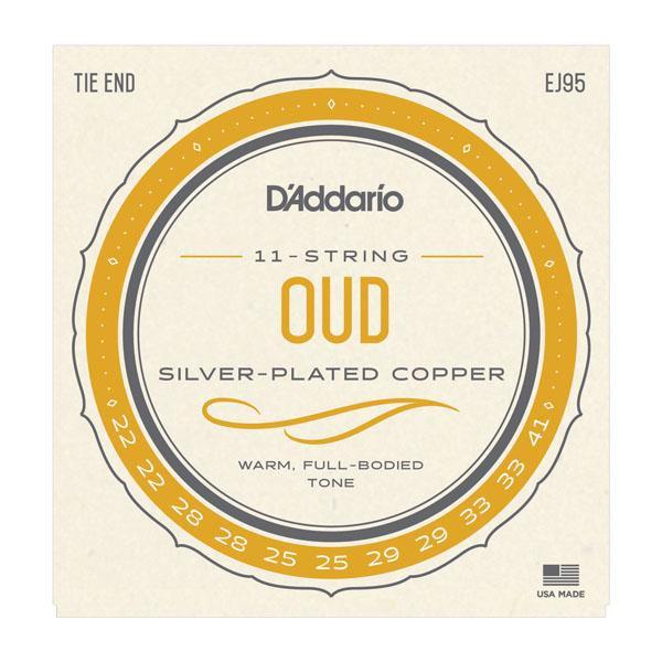 D'Addario Oud Set, Silver on Nylon EJ95 Accessories_Strings D'Addario   