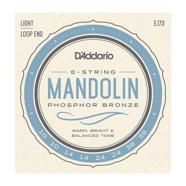 D'Addario Mandolin Light Phosphor Bronze Strings EJ73 Accessories_Strings D'Addario   