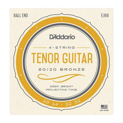 D'Addario Tenor Guitar Bronze 80/20 Strings D'Addario EJ66 Accessories_Strings D'Addario   