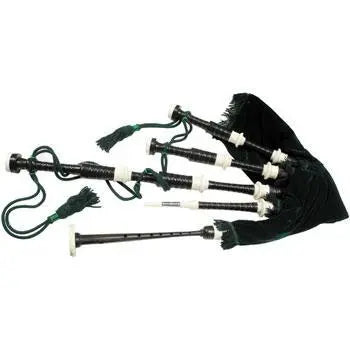 Highland Pipes, full size, ebony best quality Bagpipes Lark in the Morning   