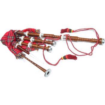 Highland Pipes, full size, rosewood Bagpipes Lark in the Morning   