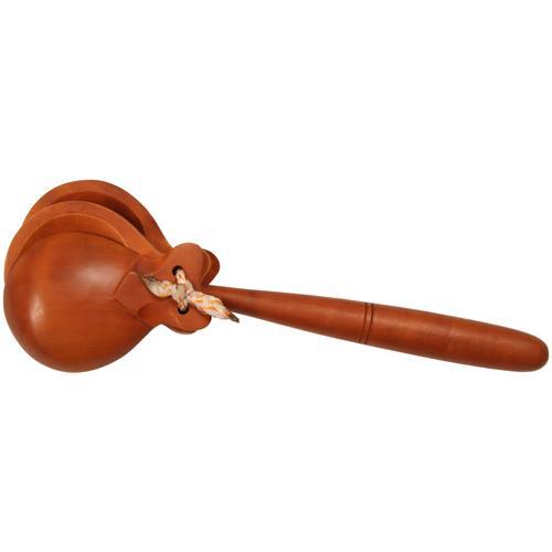 Castanet, Single Handle Boxwood Castanets Lark in the Morning   