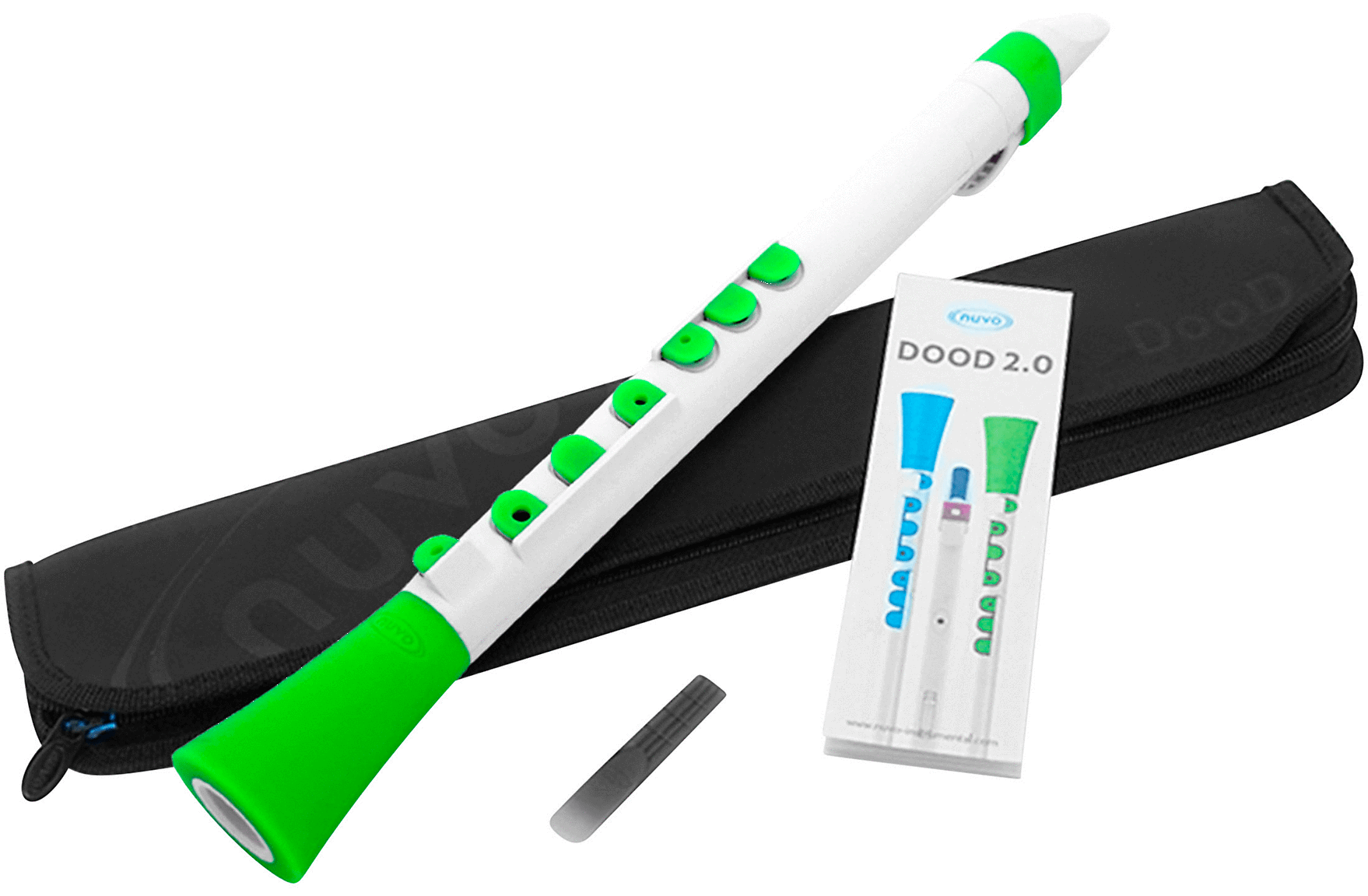 NUVO DooD 2.0 Student Clarinet Clarinets NUVO White/Green  