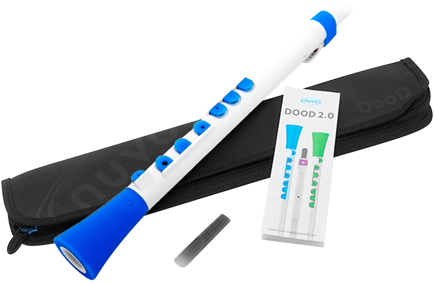 NUVO DooD 2.0 Student Clarinet Clarinets NUVO White/Blue  