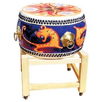 Japan Tai Drum, Beautiful Painted Design with stand Drums - Others Lark in the Morning   