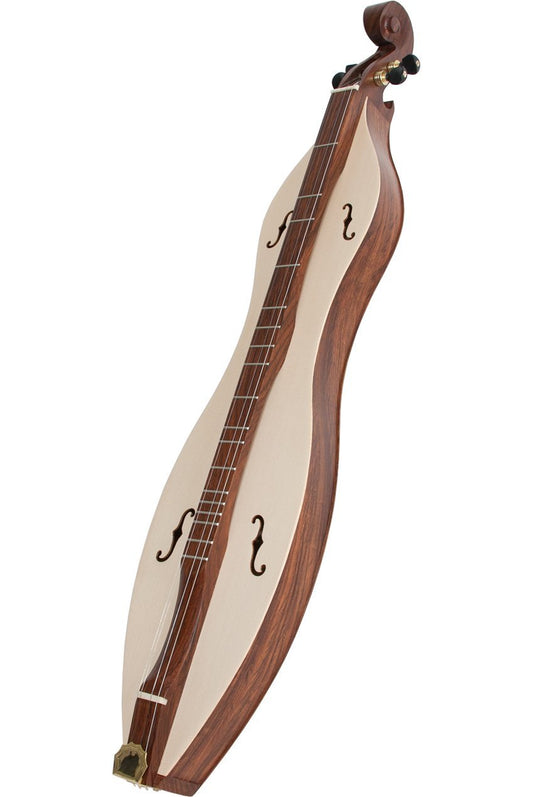 Roosebeck Emma Deluxe Arched 4-String Mountain Dulcimer, Spruce Soundboard with F-Hole Openings Dulcimers Roosebeck   
