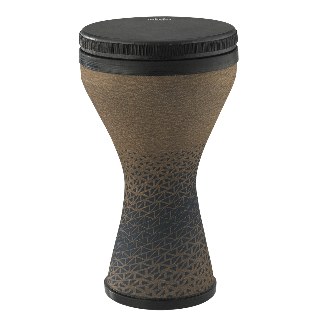 Remo Festival Doumbek, PreTuned, 10" Diameter, 17.5" Height, Black Su