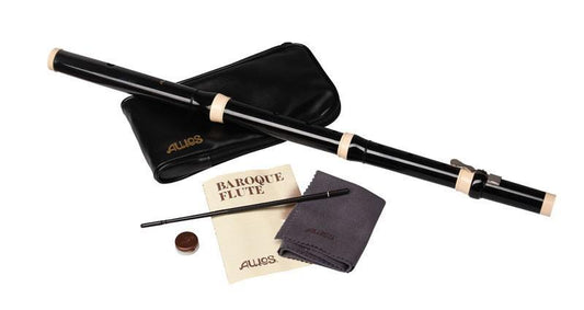 Aulos Traverso Baroque Flute, with vinyl pouch Flutes Lark in the Morning   