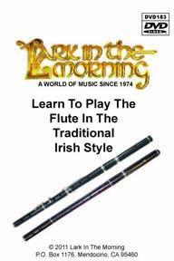 Irish Rosewood Flute, Beginner Package Flutes Lark in the Morning   