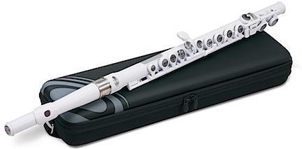 NUVO Student/Travel Flute Flutes NUVO White  