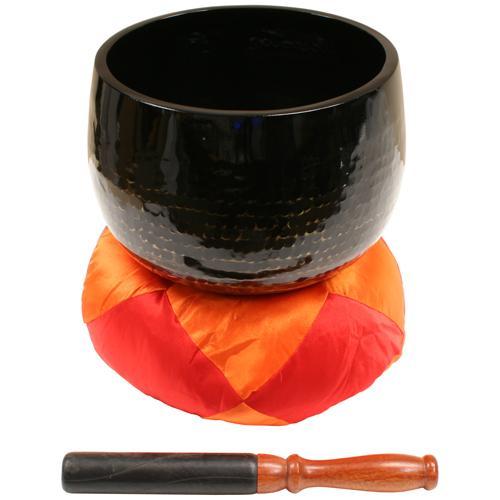 8" Ritual Bowl Gong (black) Singing Bowls Lark in the Morning   