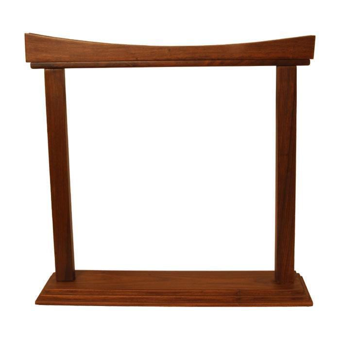 Gong Stand, Rosewood, Curved, 14 Inch Gongs DOBANI   