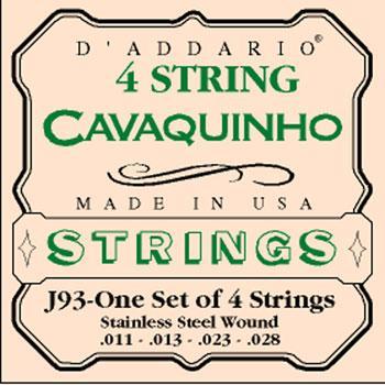 D'Addario Stainless Steel Cavaquinho String Set Accessories_Strings D'Addario   