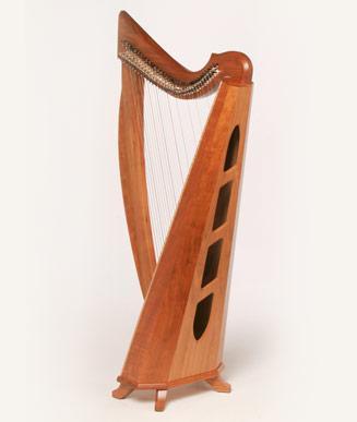 Triplett Celtic Harp w/ levers and case, 34 strings Harps Triplett   
