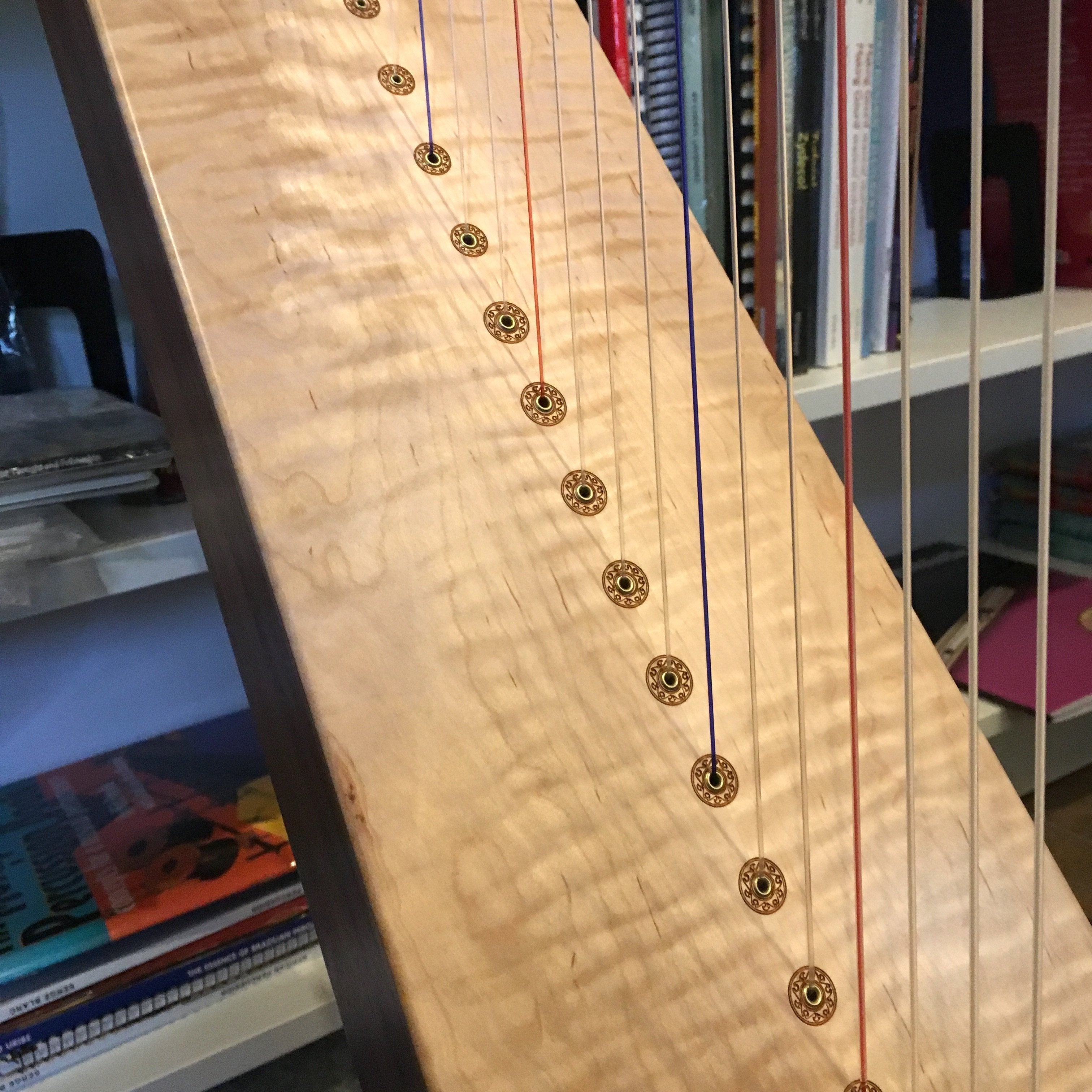 Triplett Christina 26 String Therapy Harp Walnut with Full Levers 